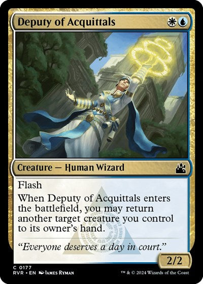 Deputy of Acquittals (Ravnica Remastered) Near Mint