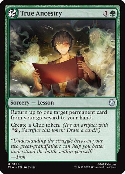 True Ancestry (Avatar: The Last Airbender) Near Mint Foil