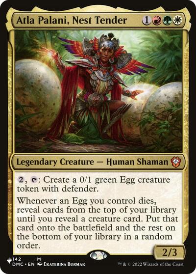 Atla Palani, Nest Tender (DMC) (The List) Light Play