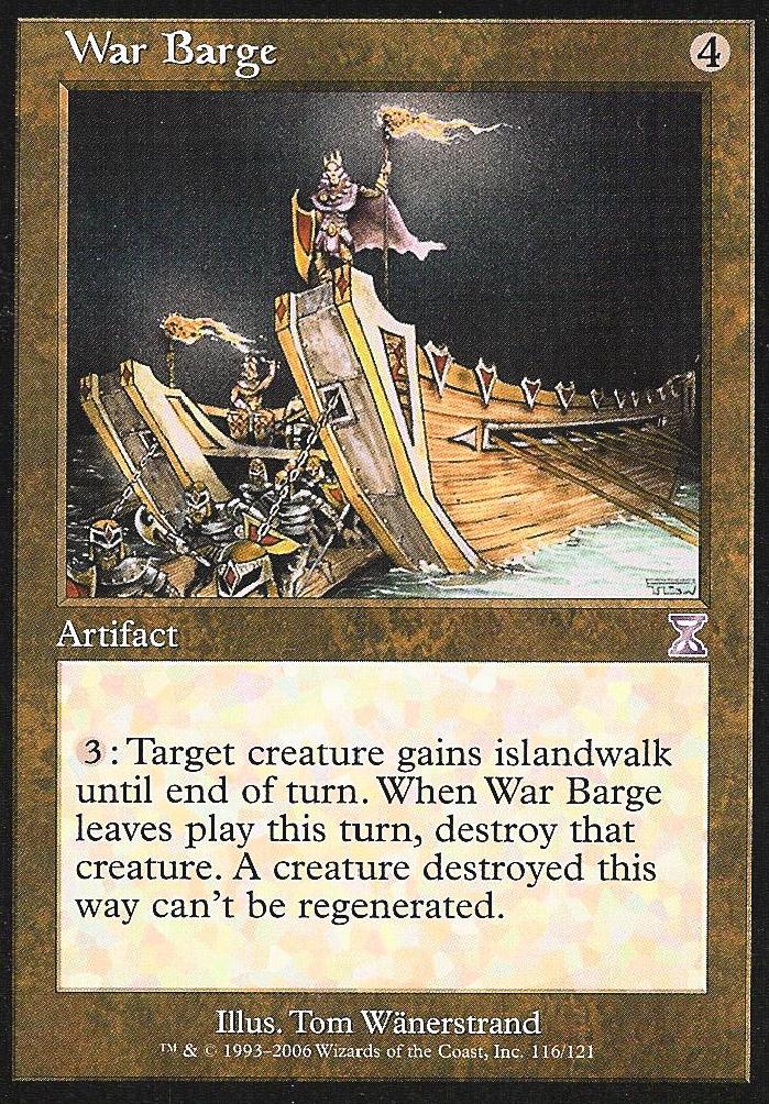 War Barge (Time Spiral Time Shifted) Light Play