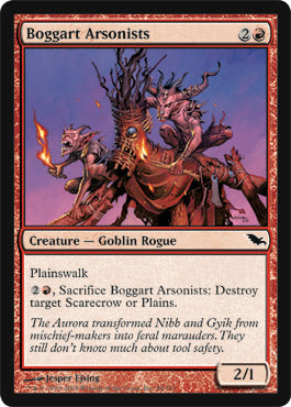 Boggart Arsonists (Shadowmoor) Medium Play Foil