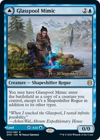 Glasspool Mimic (Promos: Prerelease Cards) Light Play Foil