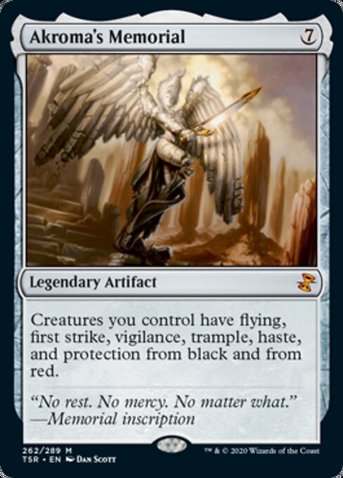 Akroma's Memorial (Time Spiral Remastered) Light Play Foil