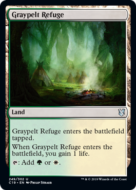 Graypelt Refuge (Commander 2019) Near Mint
