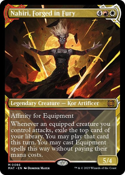 Nahiri, Forged in Fury (Showcase) (March of the Machine: The Aftermath) Near Mint Foil
