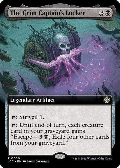 The Grim Captain's Locker (Extended Art) (Commander: The Lost Caverns of Ixalan) Near Mint