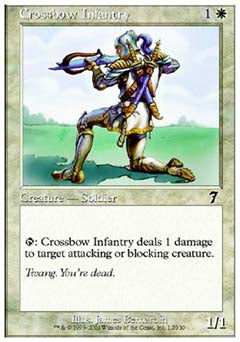 Crossbow Infantry (7th Edition) Medium Play Foil