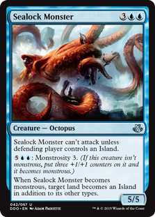 Sealock Monster (Duel Decks: Kiora vs Elspeth) Light Play