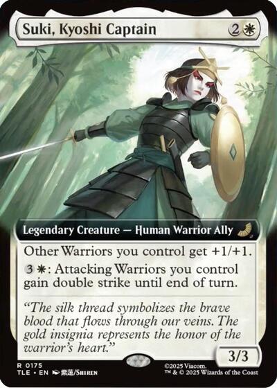 Suki, Kyoshi Captain (Extended Art) (Avatar: The Last Airbender: Eternal-Legal) Light Play Foil