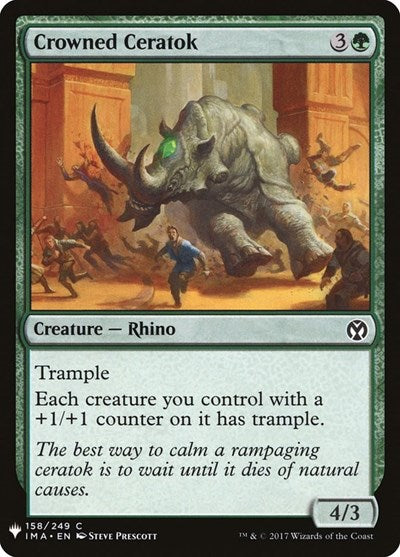 Crowned Ceratok (Mystery Booster) Near Mint
