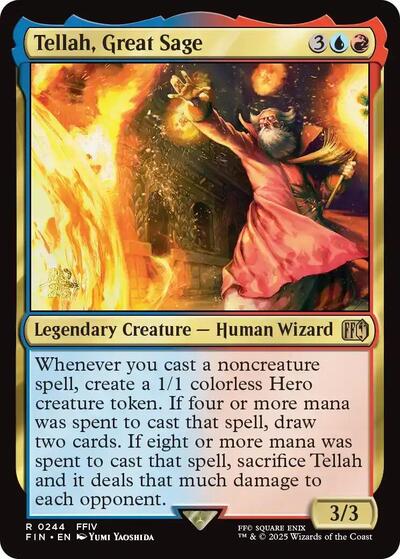 Tellah, Great Sage (Promos: Prerelease Cards) Light Play Foil