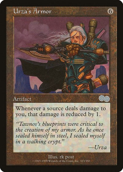 Urza's Armor (Urza's Saga) Light Play