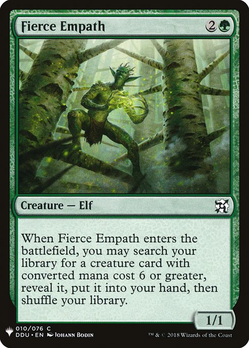 Fierce Empath (Mystery Booster) Medium Play
