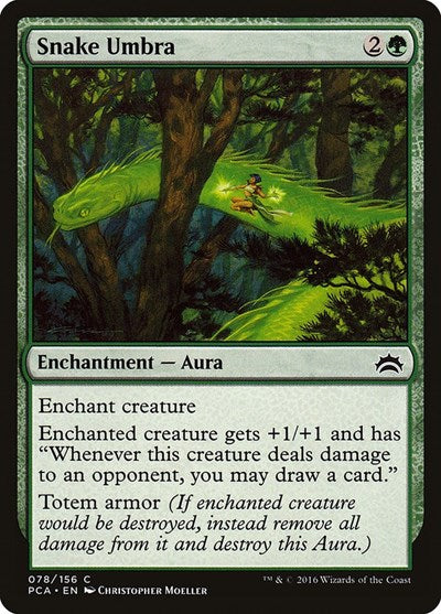 Snake Umbra (Planechase Anthology) Damaged / Poor