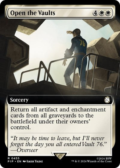 Open the Vaults (Extended Art) (Universes Beyond: Fallout) Light Play Foil