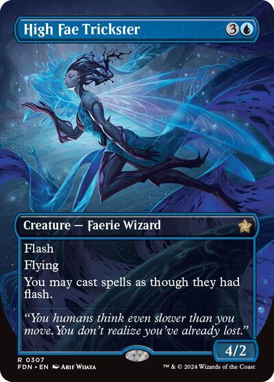 High Fae Trickster (Borderless) (Foundations) Near Mint