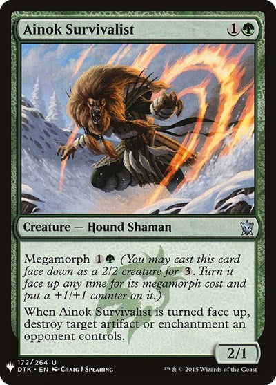 Ainok Survivalist (Mystery Booster) Light Play