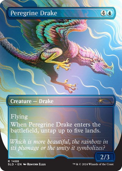 Peregrine Drake (Rainbow Foil) (Secret Lair) Near Mint Foil