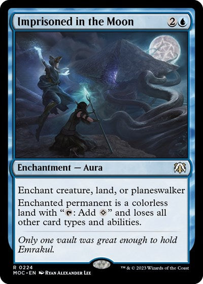 Imprisoned in the Moon (Commander: March of the Machine) Near Mint