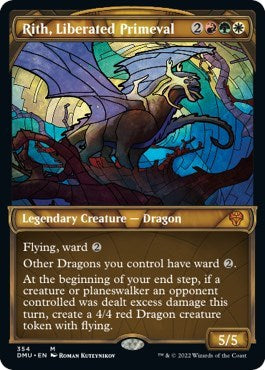 Rith, Liberated Primeval (Textured Foil) (Dominaria United) Light Play Foil