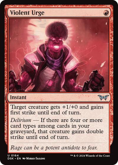Violent Urge (Duskmourn: House of Horror) Light Play