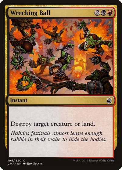 Wrecking Ball (Commander Anthology) Medium Play