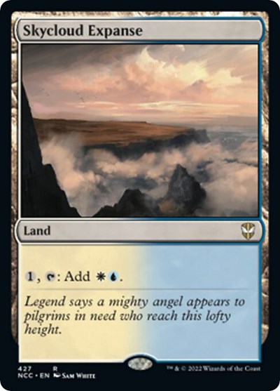 Skycloud Expanse (Commander: Streets of New Capenna) Light Play
