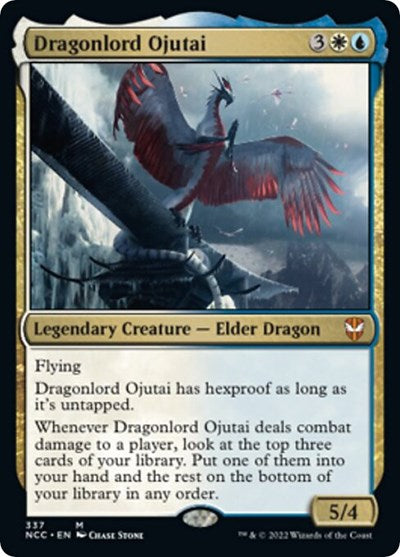 Dragonlord Ojutai (Commander: Streets of New Capenna) Light Play