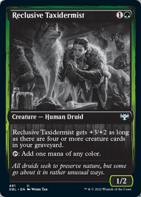 Reclusive Taxidermist (Innistrad: Double Feature) Light Play