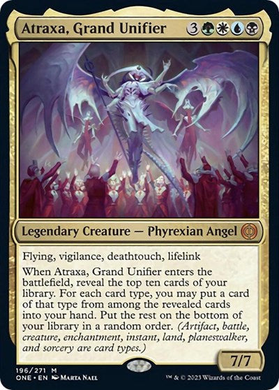 Atraxa, Grand Unifier (Phyrexia: All Will Be One) Damaged / Poor