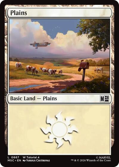 Plains (0867) (Commander: Marvel Super Heroes) Near Mint