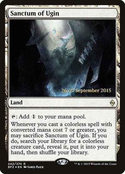 Sanctum of Ugin (Promos: Prerelease Cards) Light Play Foil