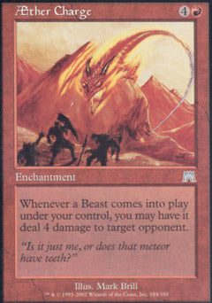 Aether Charge (Onslaught) Light Play Foil