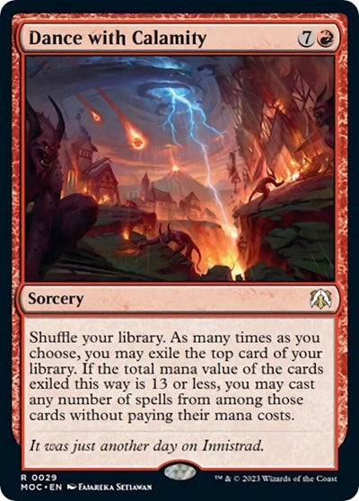 Dance with Calamity (Commander: March of the Machine) Light Play