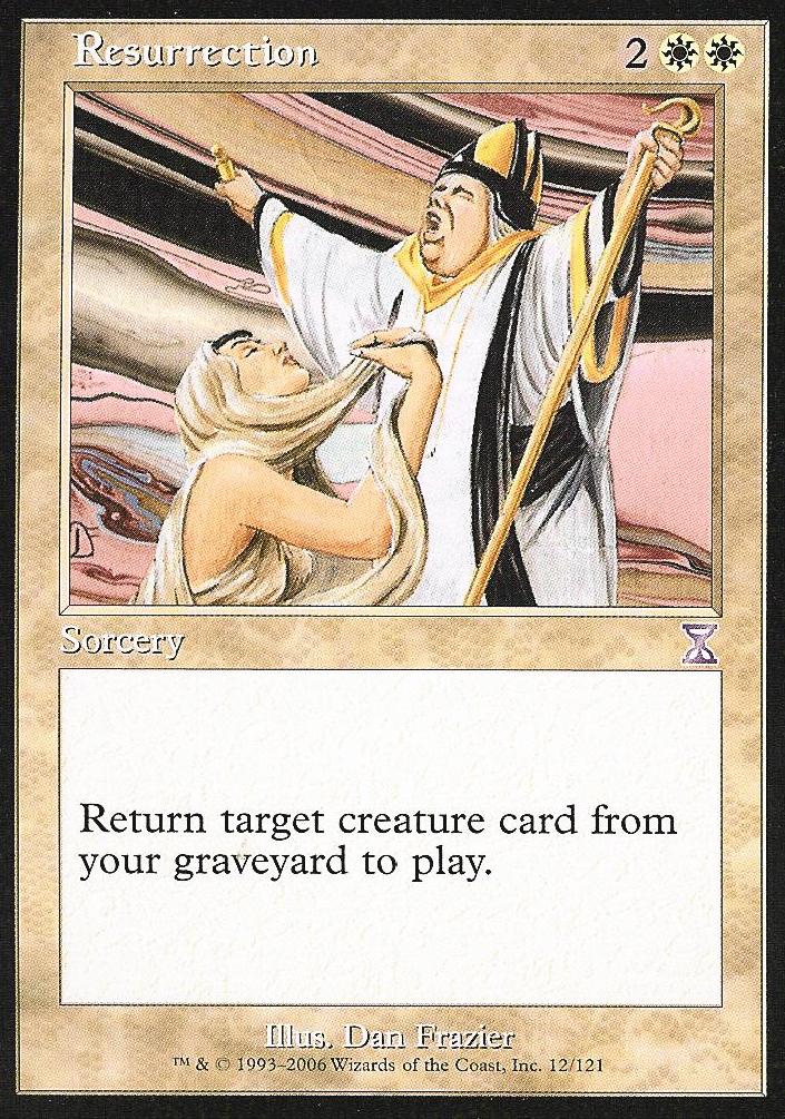 Resurrection (Time Spiral Time Shifted) Medium Play