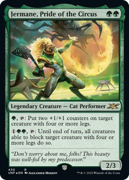 Jermane, Pride of the Circus (Galaxy Foil) (Unfinity) Near Mint Foil