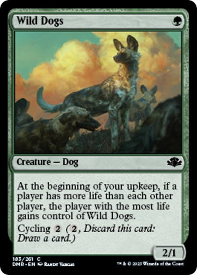 Wild Dogs (Dominaria Remastered) Light Play