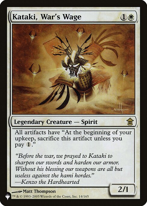 Kataki, War's Wage (The List) Near Mint