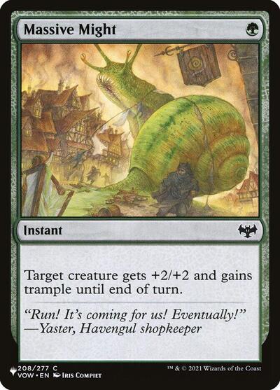 Massive Might (The List) Near Mint