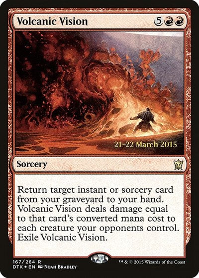 Volcanic Vision (Promos: Prerelease Cards) Medium Play Foil