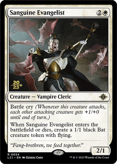 Sanguine Evangelist (Promos: Prerelease Cards) Near Mint Foil