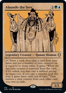 Alaundo the Seer (Showcase) (Commander Legends: Battle for Baldur's Gate) Light Play