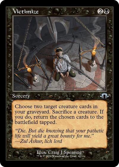 Victimize (Retro Frame) (Modern Horizons 3) Near Mint Foil