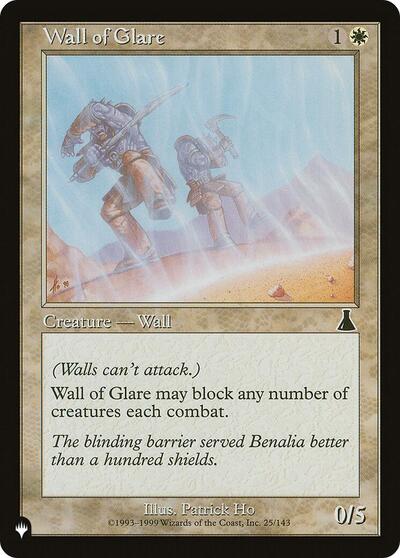 Wall of Glare (The List) Near Mint