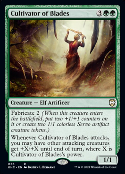 Cultivator of Blades (Commander 2021 Kaldheim) Light Play