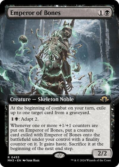 Emperor of Bones (Borderless) (Modern Horizons 3) Near Mint Foil