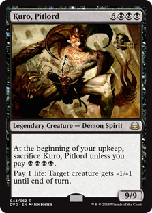 Kuro, Pitlord (Duel Decks Anthology: Divine vs Demonic) Heavy Play