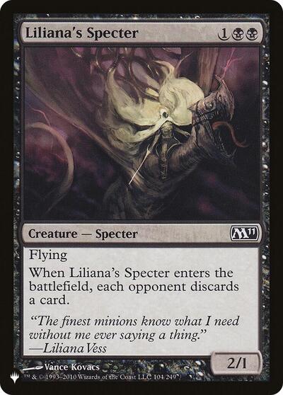 Liliana's Specter (The List) Light Play