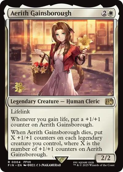 Aerith Gainsborough (Promos: Prerelease Cards) Light Play Foil