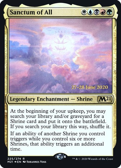Sanctum of All (Promos: Prerelease Cards) Light Play Foil
